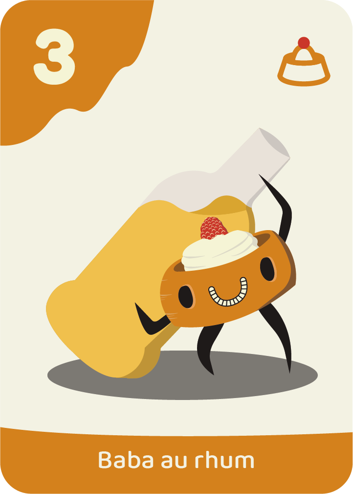 carte baba au rhum